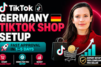 setup and grow your germany tiktok shop for high sales and fast approval