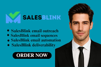 setup salesblink email outreach email sequences salesblink email  automation