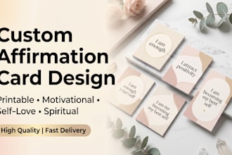 design christian affirmation card design positive quotes, and motivational card