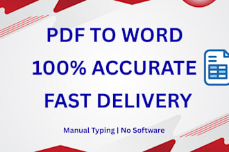 type scanned PDF into editable word
