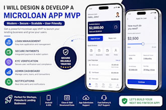 design and develop a microloan app mvp