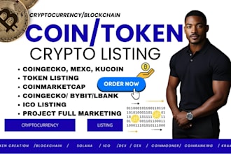 list crypto coin token, coinmarketcap coingecko on top exchange