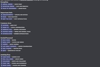 create a custom discord server