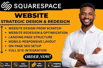 modify the squarespace build, redesign squarespace website