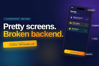 build your mobile app mvp in flutterflow with firebase and supabase