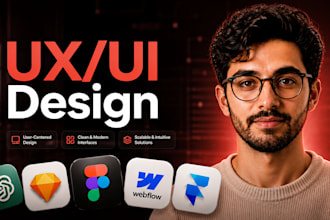 design a responsive website UI UX in figma