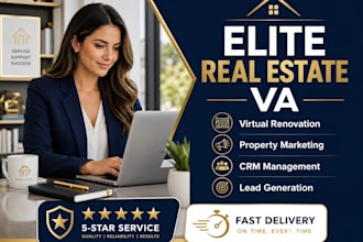 be elite real estate VA for virtual renovation design and property marketing