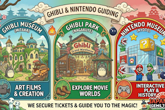 book ghibli museum, ghibli park and nintendo museum tickets