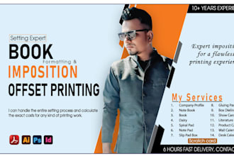 do book imposition and prepress for offset printing