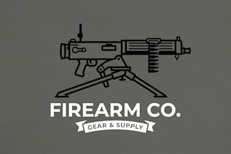 design a bold and powerful tactical logo for your brand