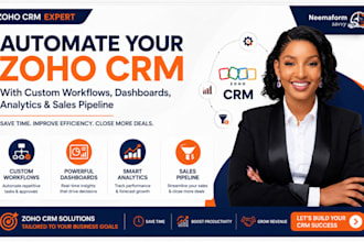 automate your zoho CRM with custom workflows dashboards analytics sales pipeline