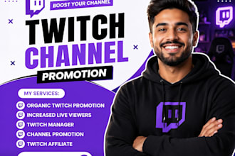 promote your channel to get organic viewers, chatters and organic followers