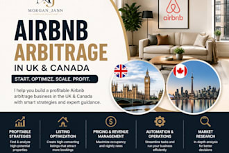 find airbnb arbitrage in UK and canada