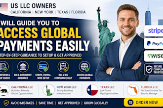 guide california new york texas florida llc owners to access global payments