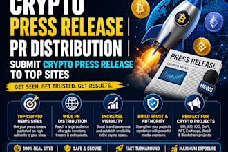 do crypto press release pr distribution to top site submit crypto press release