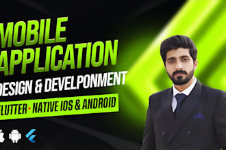 develop custom mobile app development using flutter native