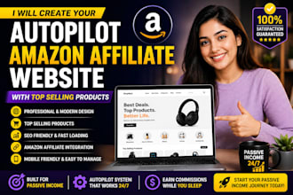 create an autopilot amazon affilliate website with top selling product
