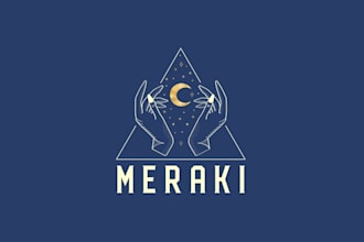 do custom sacred geometry, mystical, yoga, holistic, spiritual logo design