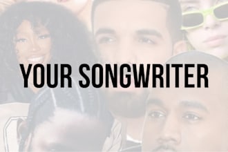 write catchy and emotional song lyrics for you