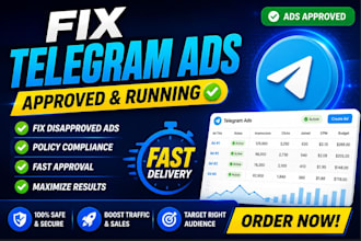 fix ad desination, decline, fix telegram ad forex promotion