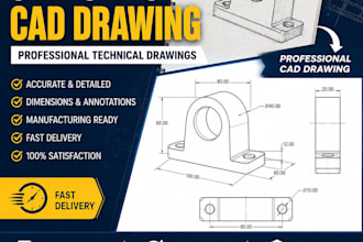 convert your sketch into a professional technical drawing