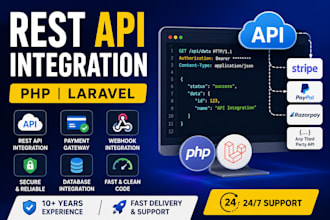 integrate rest API payment gateway in PHP laravel