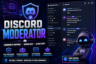 moderate and support your discord server professionally