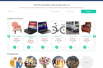 develop auction multi vendor website, bidding, auction website with wordpress