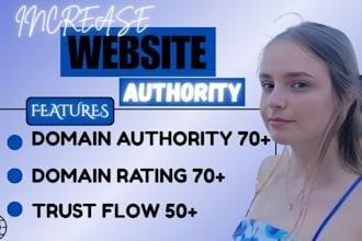 improve da DR tf using high da authority backlinks