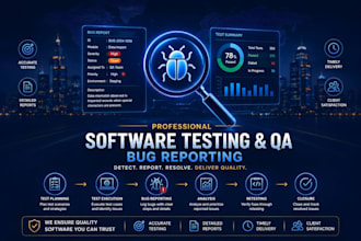 do professional website testing, mobile app QA and bug reporting