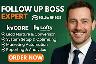 setup follow up boss, real estate crm, follow up boss automation, follow up boss
