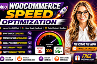 optimize woocommerce speed and improve google pagespeed score