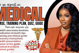 medical course, healthcare course, training manual, online course, diet plan