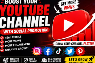 boost your youtube channel with social promotion