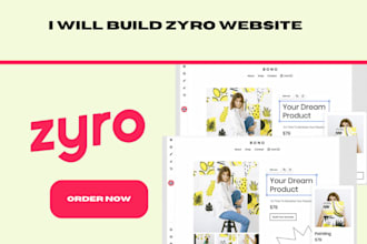 design a responsive zyro tilda ionos website for your UK business duda website