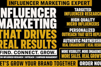 do influencer marketing outreach and micro influencer research for your brand