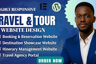 build travel agency, hotel booking, management website