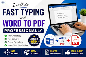 fast typing and PDF conversion expert