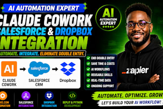 ai automation claude cowork salesforce CRM dropbox integration python automation