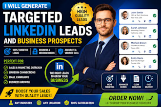 generate targeted linkedin leads and business prospects