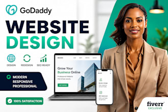develop godaddy website design godaddy website redesign godaddy landing page