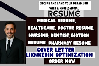 write ats healthcare resume, medical CV, usajobs resume