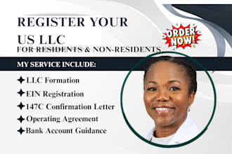 register US llc in wyoming, florida, new mexico for resident, non resident, ein