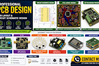 do pcb design, pcb layout, and circuit schematic design, rf pcb, led pcb