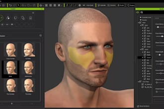 do character modelling for iclone 8, reallusion, cc4, cc5, ue5, maya, blendshape