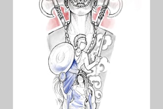 create a professional tattoo design for you