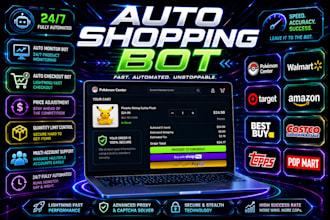 build auto buying bot pokemon center bot auto purchase bot shopping bot target