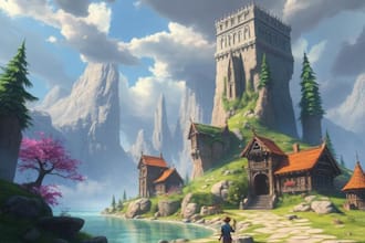 create fantasy environment concept art