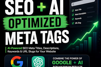 optimize your SEO meta tags for google, llms