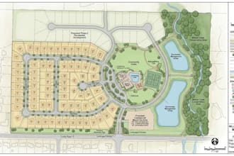 create detailed site plan, land subdivision and master plan for residentials